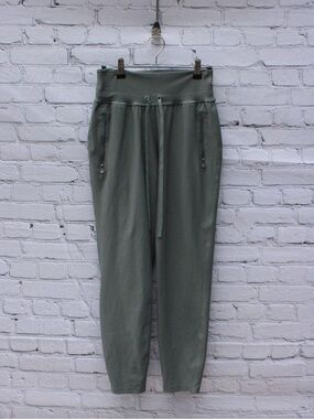 Old Navy Active PowerSoft High Rise 7/8 Joggers XS Sage Gray Green